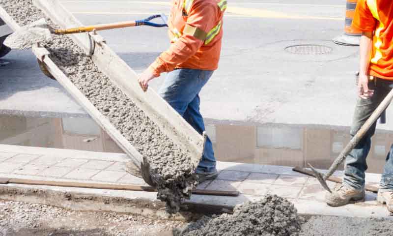 Hamilton concrete pavers - In action on the job